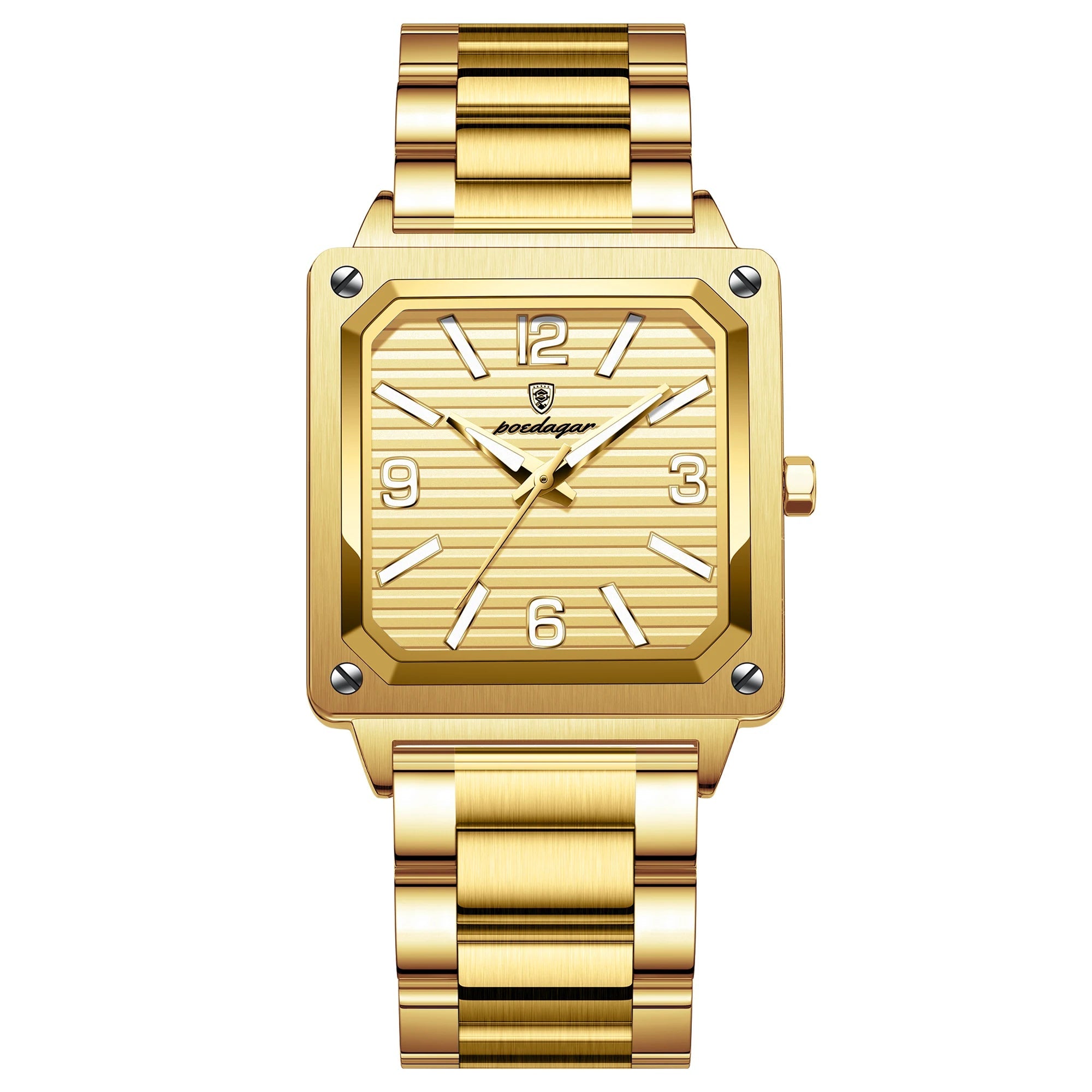 Dial Square Stainless Steel Watch