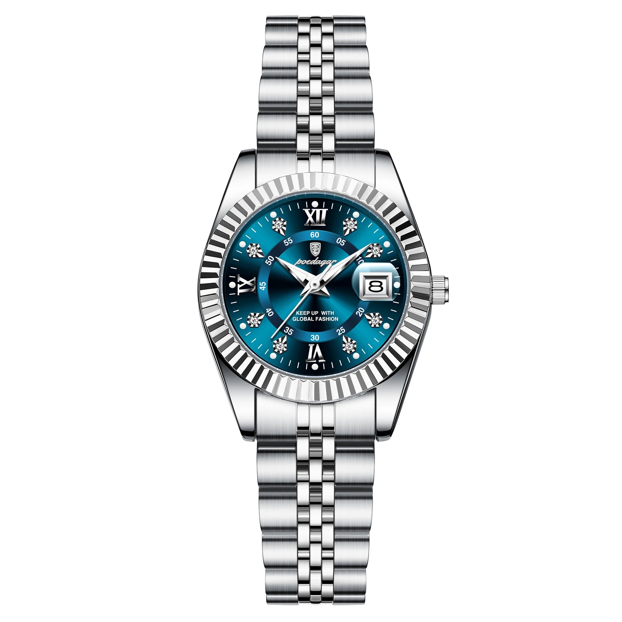 Dial Stainless Steel Date Watch