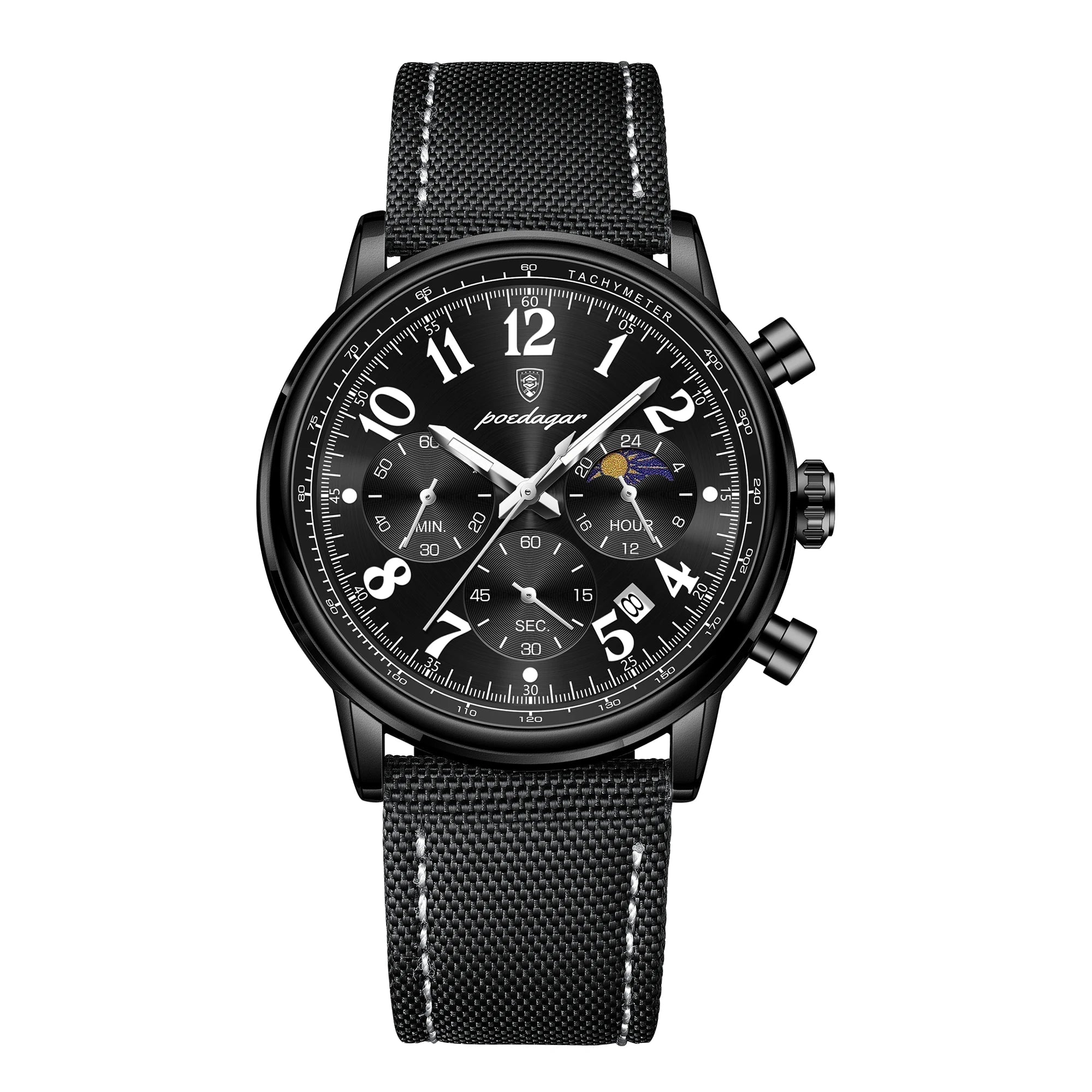 Chronograph Leather Watch