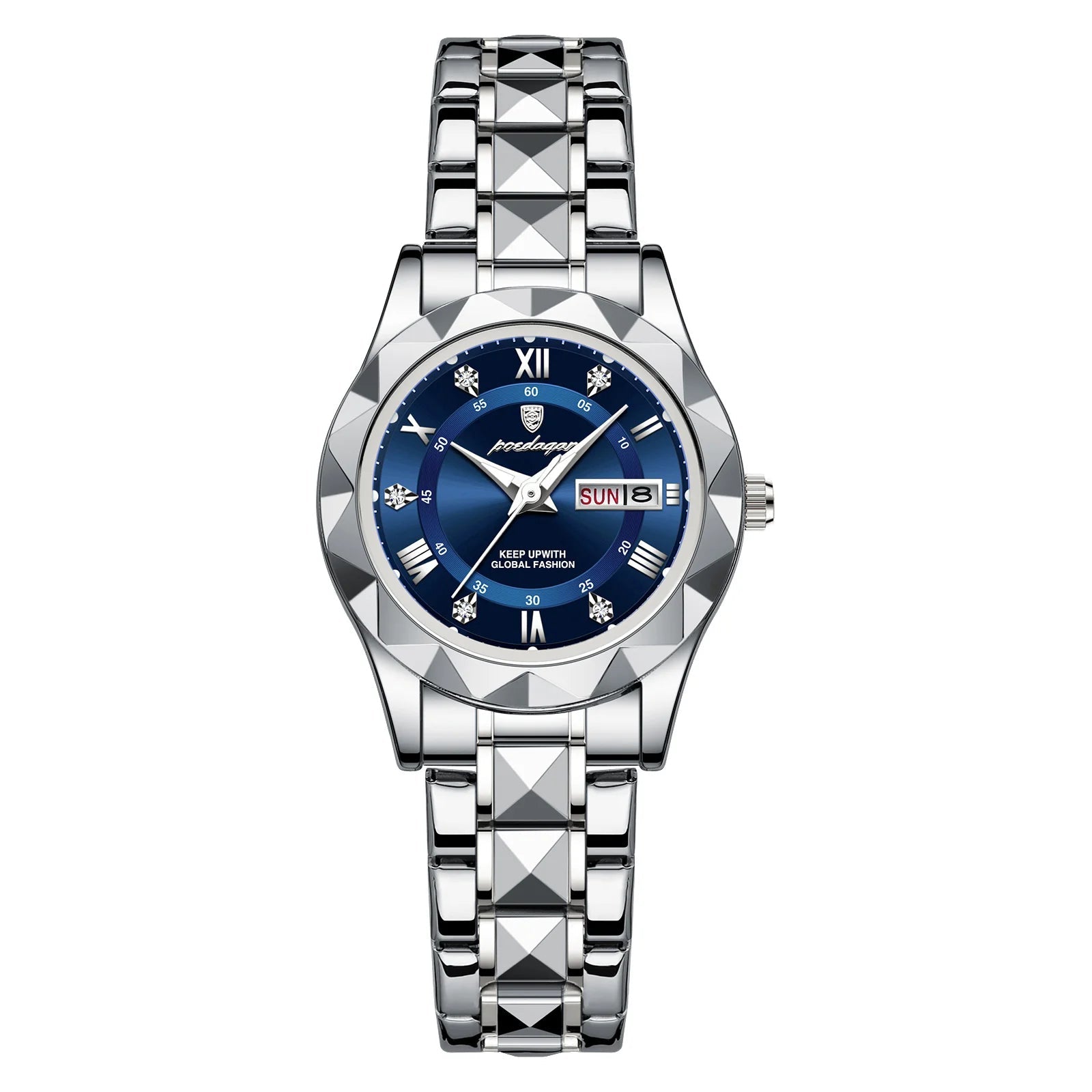 Silver Stainless Steel Wristwatch