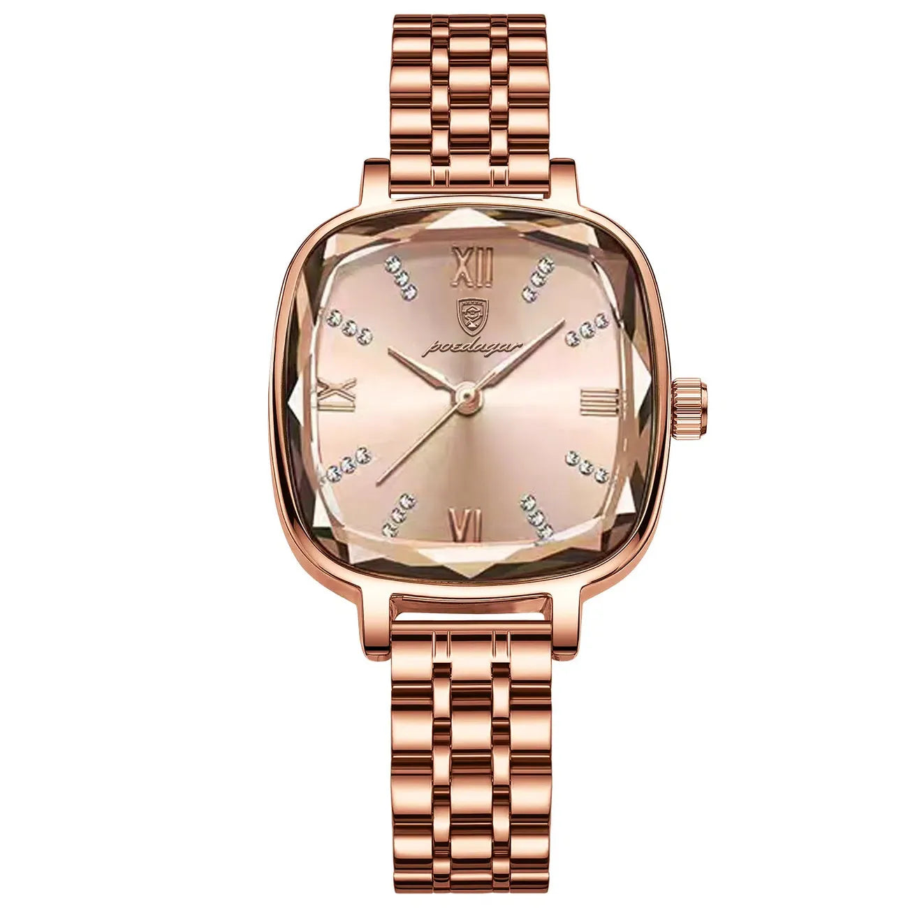 Gold Square Women’s Watch