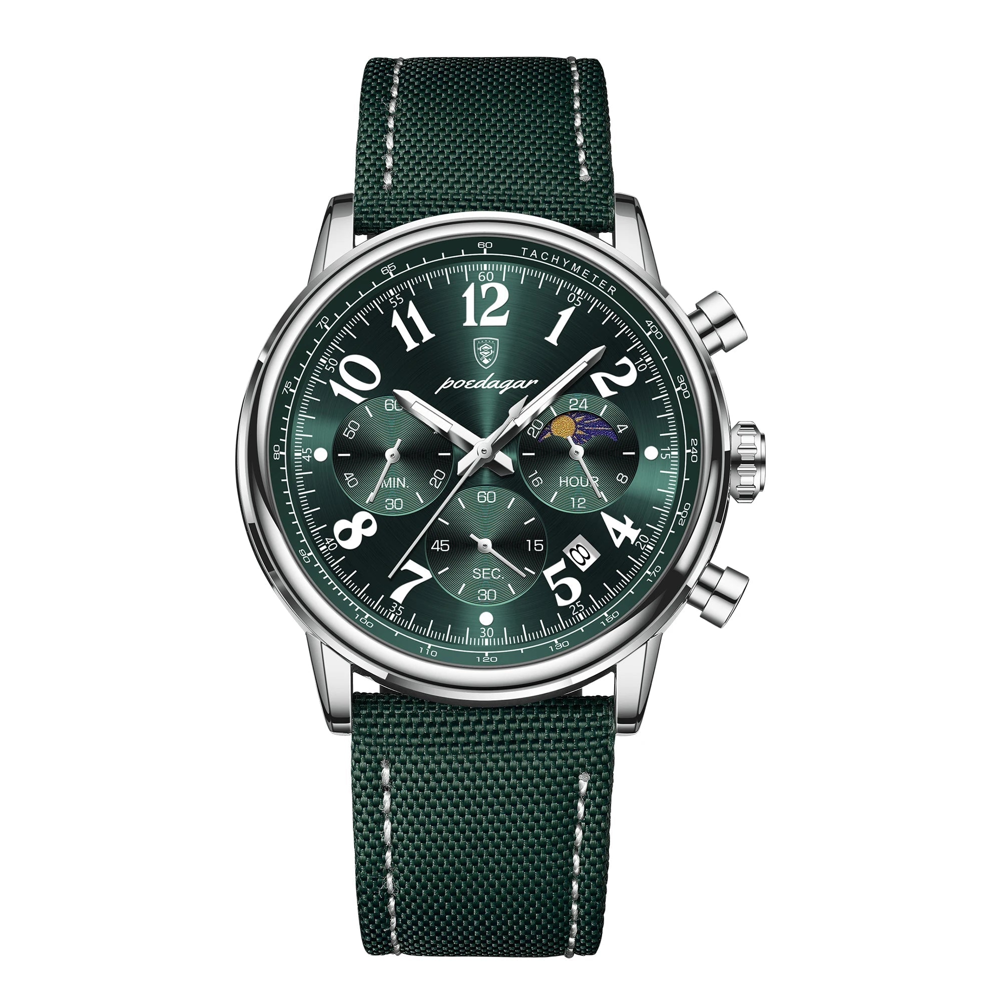 Chronograph Leather Watch