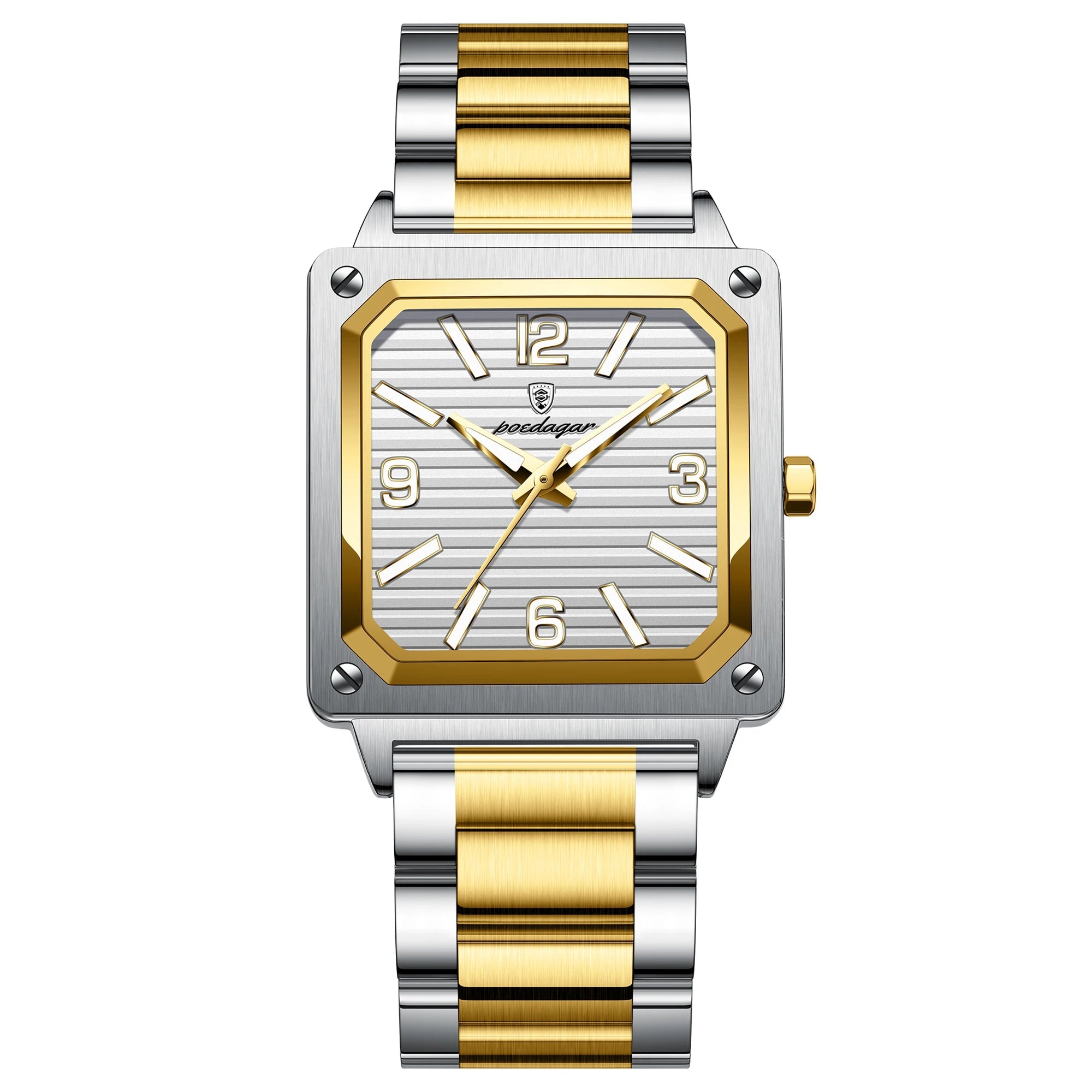 Dial Square Stainless Steel Watch