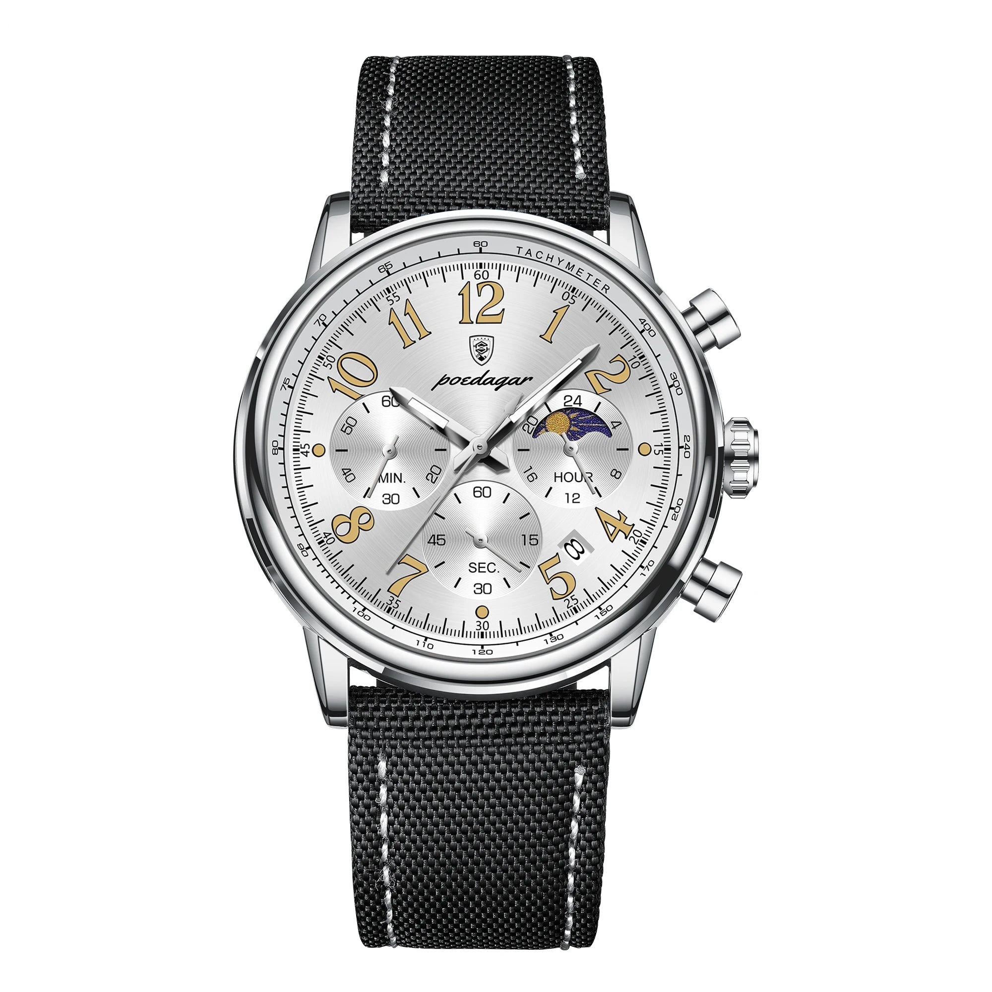 Chronograph Leather Watch