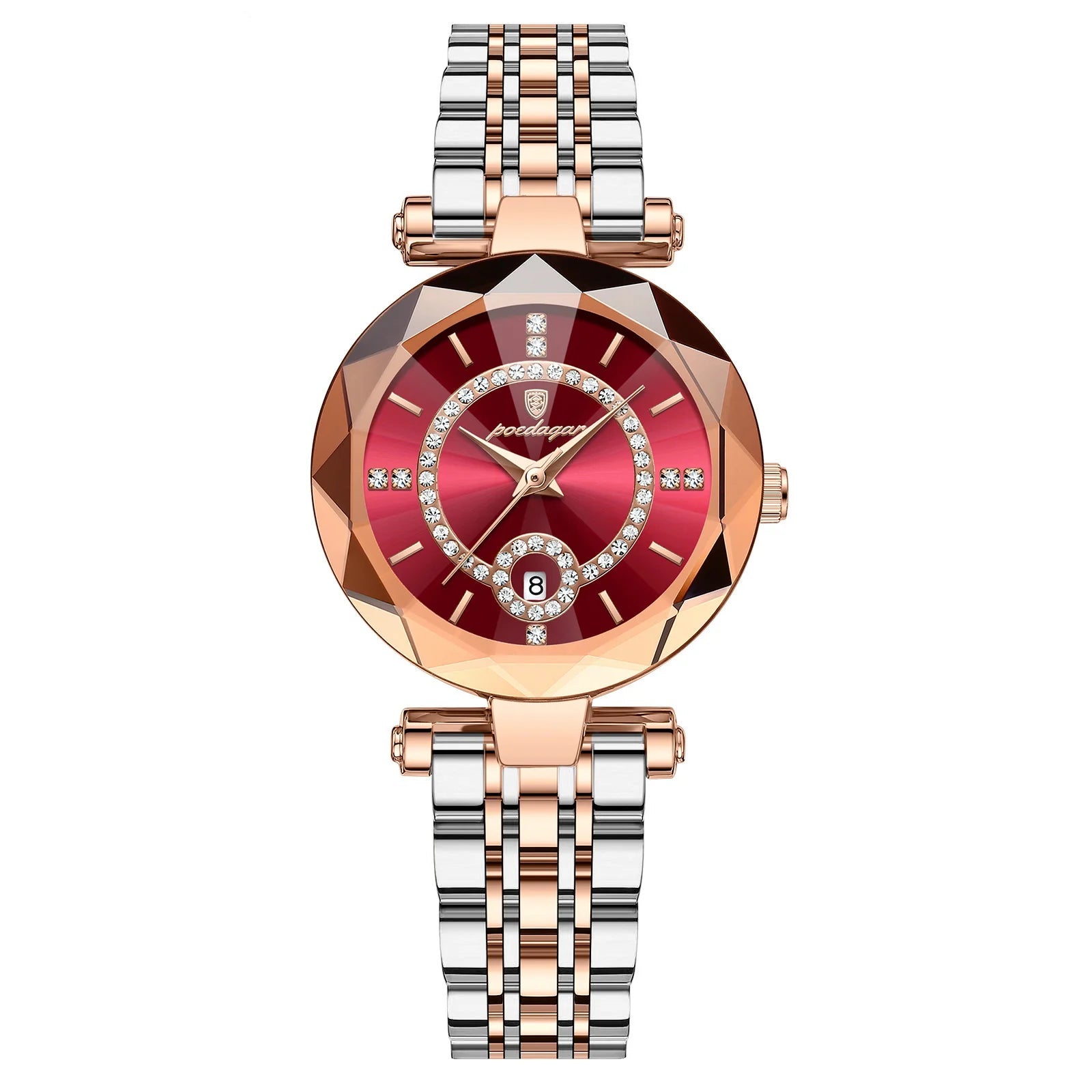 Gold Diamond Dial Watch