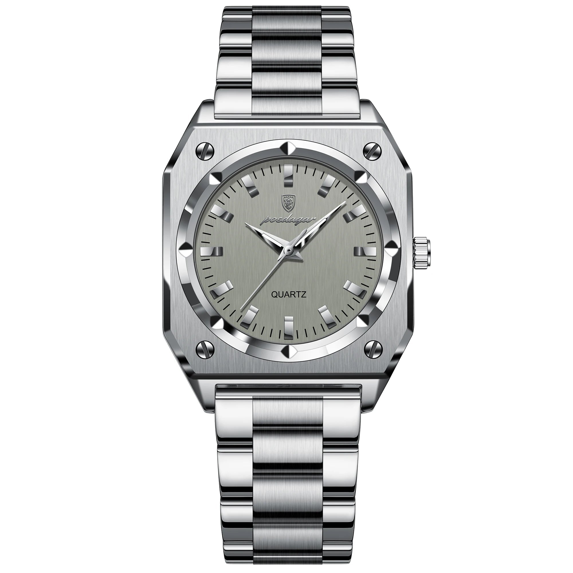 Dial Stainless Steel Watch