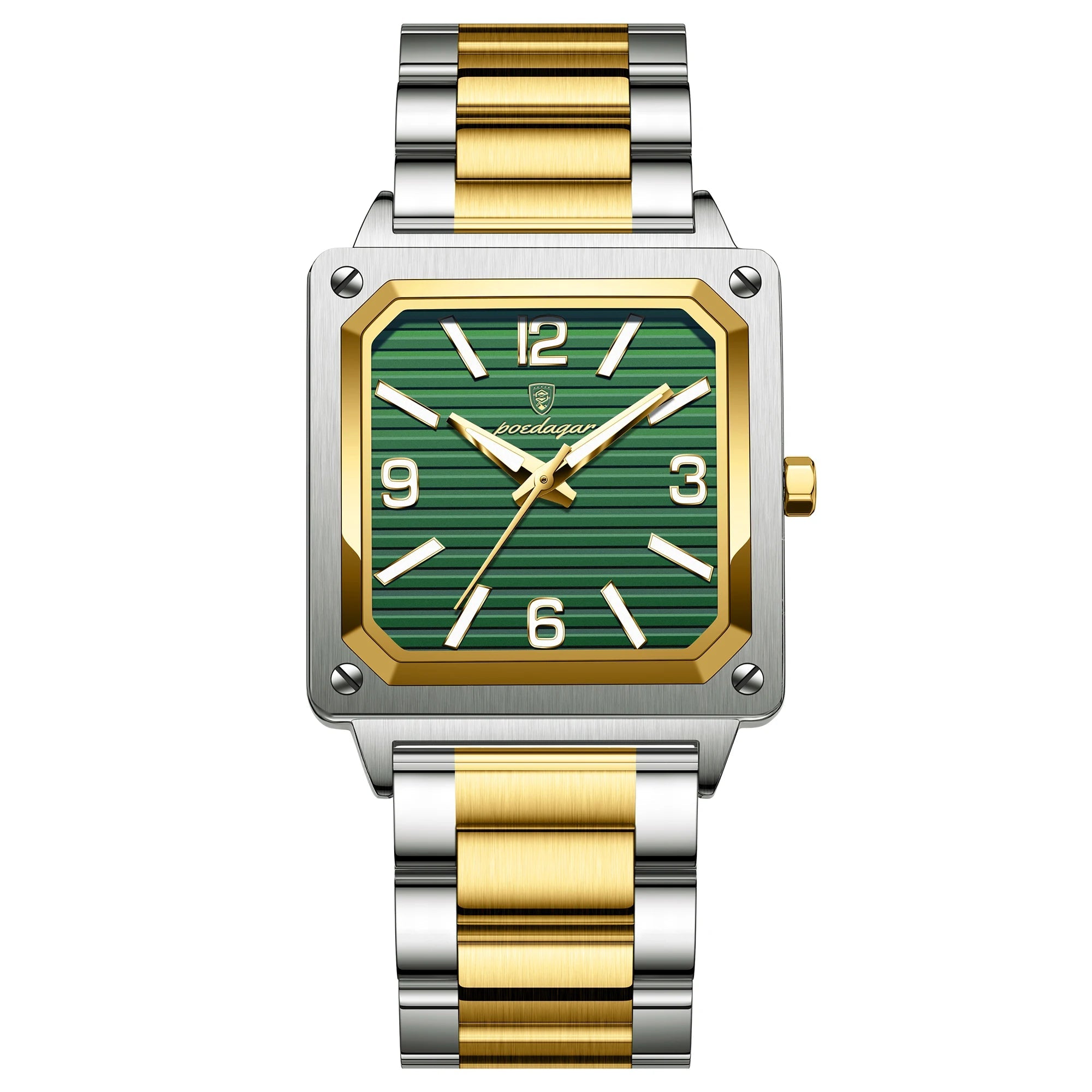 Dial Square Stainless Steel Watch