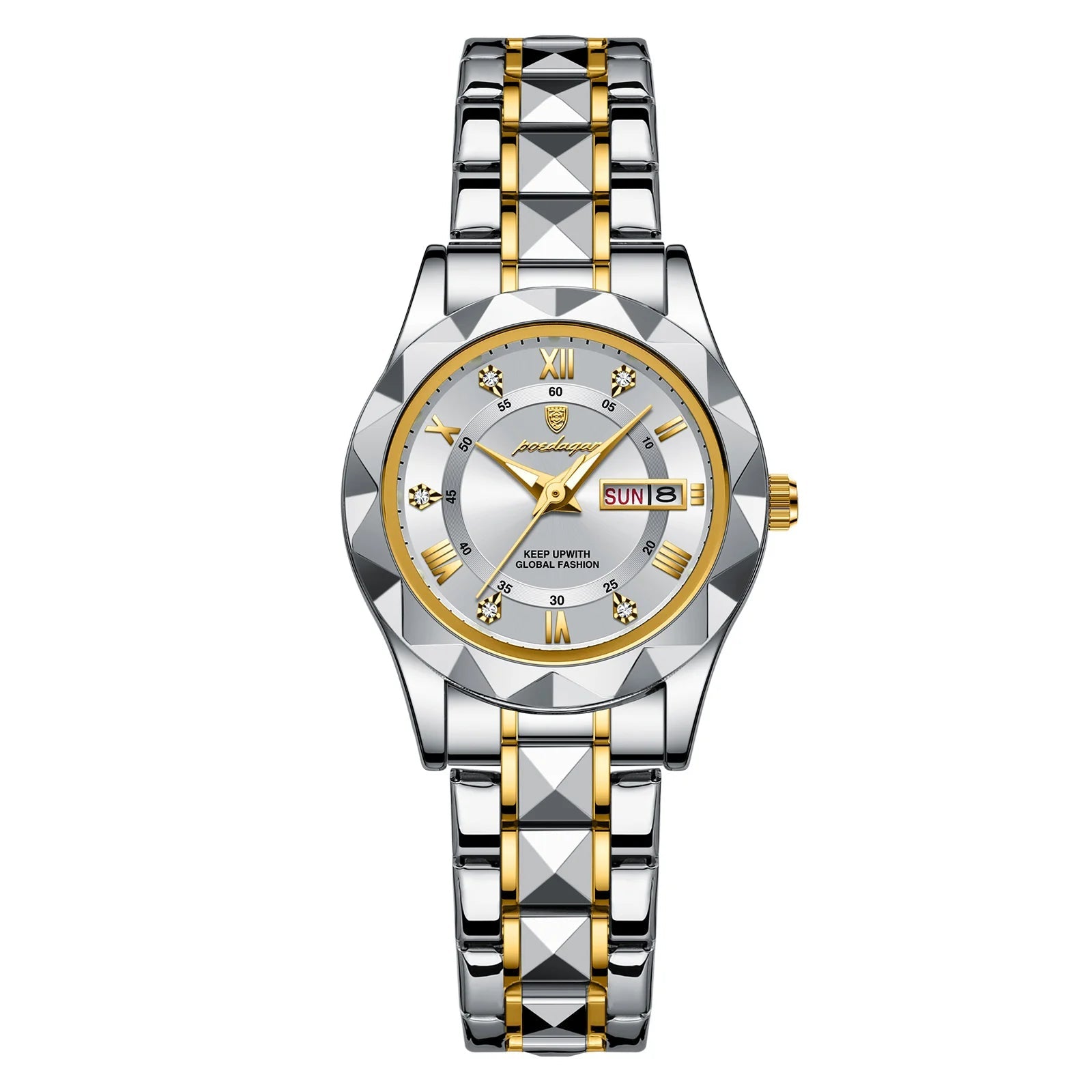 Silver Stainless Steel Wristwatch