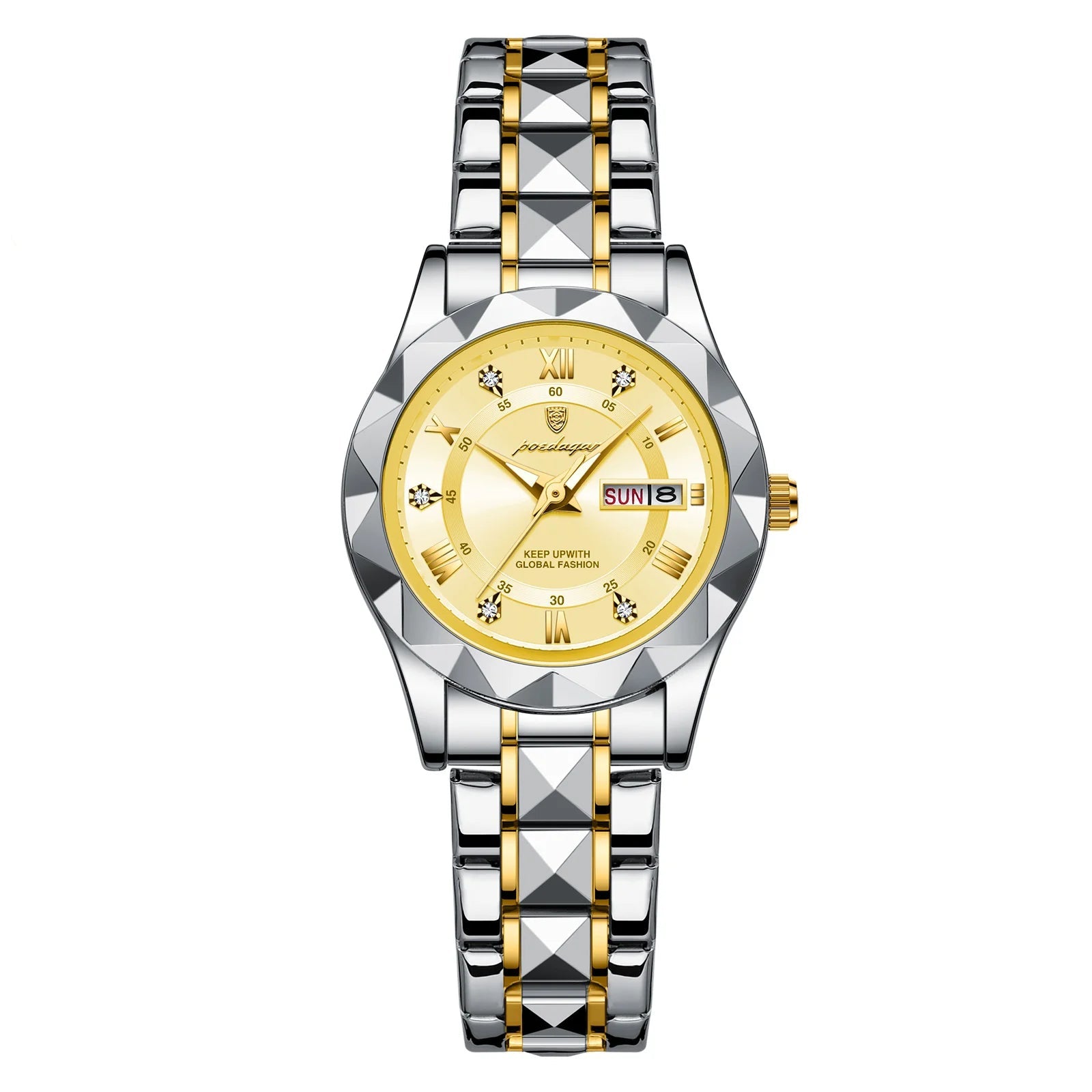 Silver Stainless Steel Wristwatch