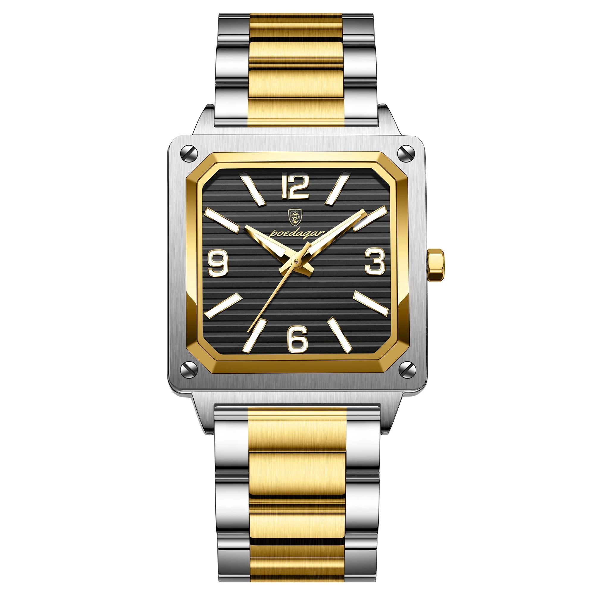 Dial Square Stainless Steel Watch