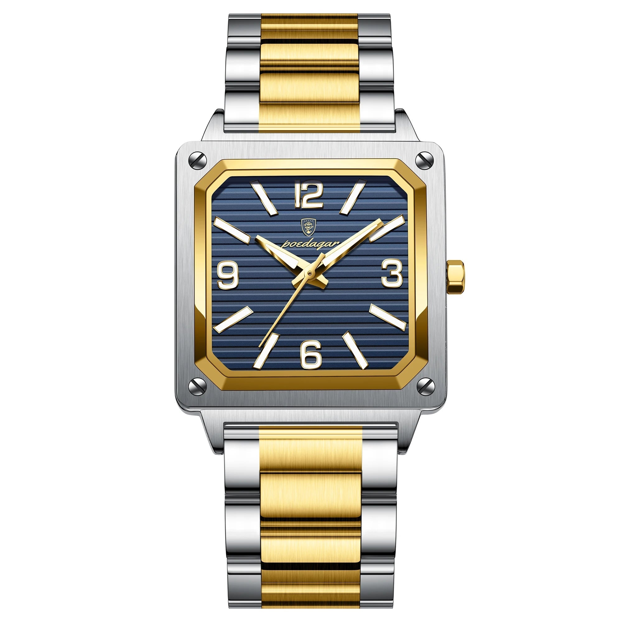 Dial Square Stainless Steel Watch