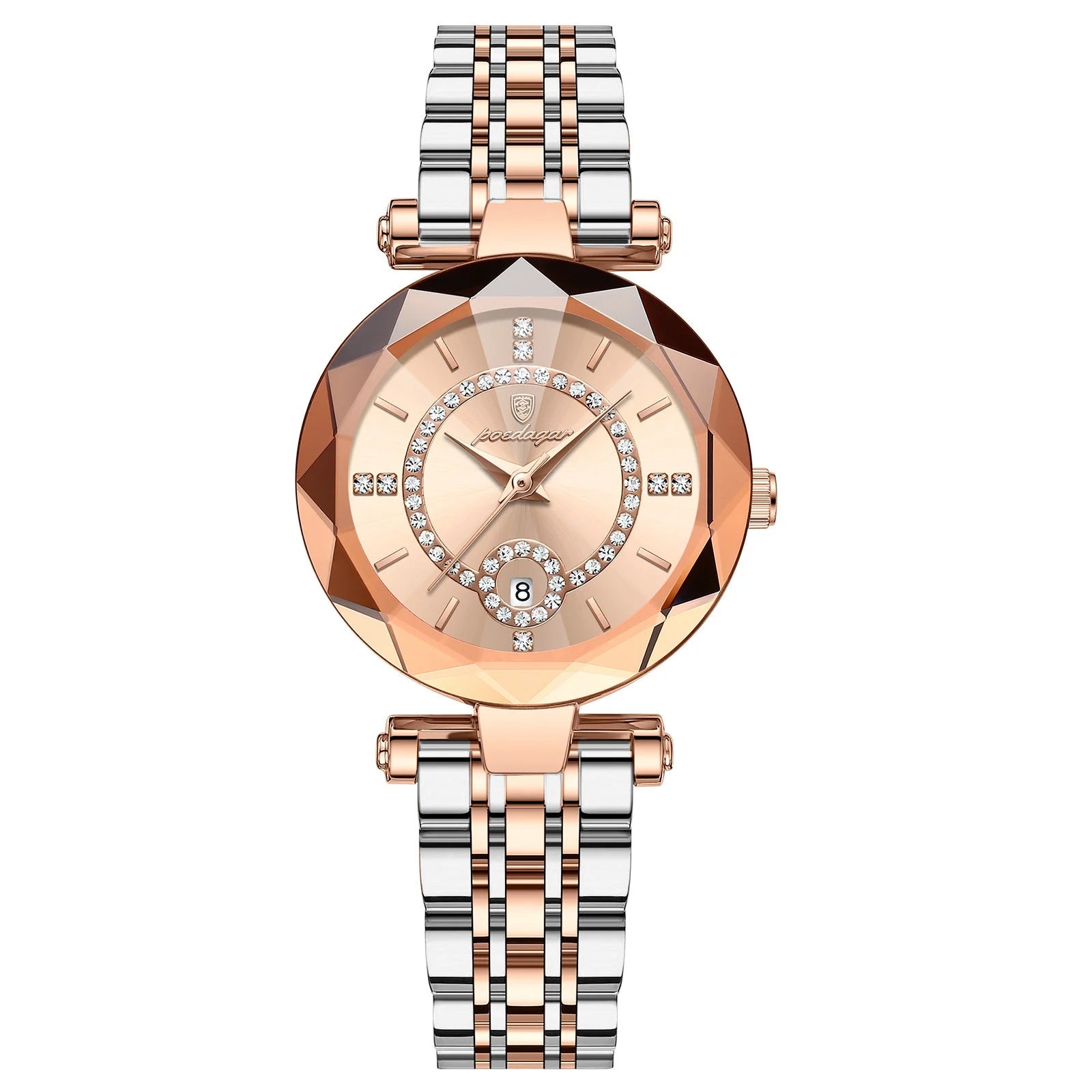 Gold Diamond Dial Watch
