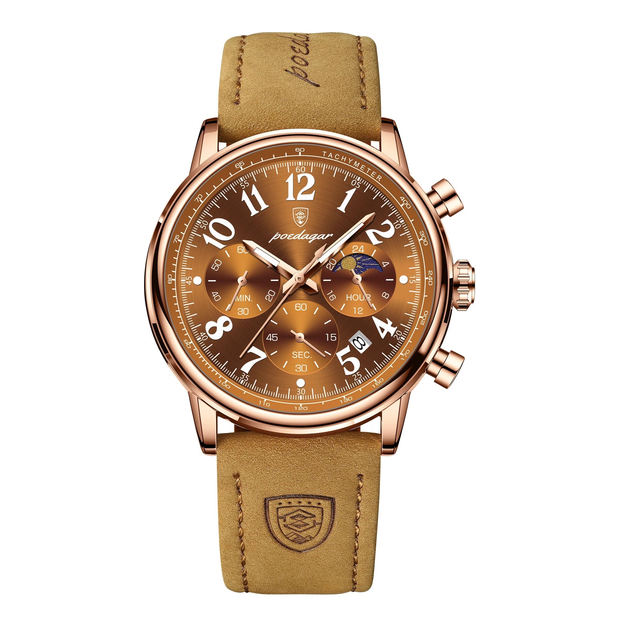 Chronograph Leather Watch