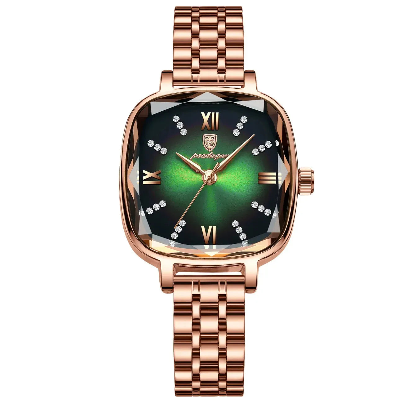 Gold Square Women’s Watch