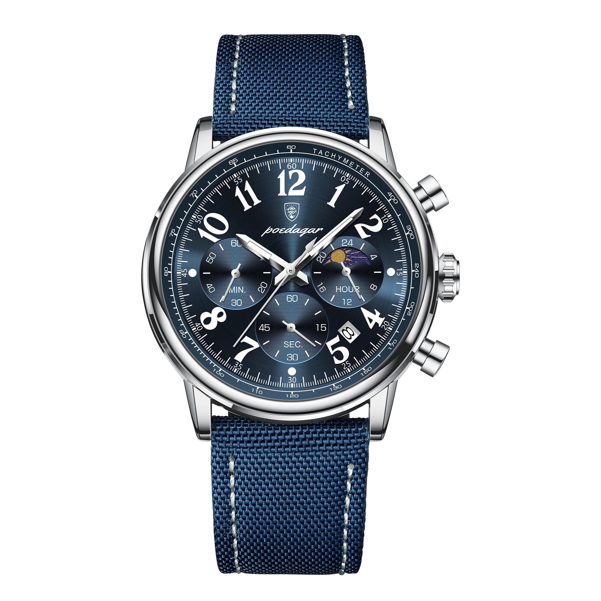 Chronograph Leather Watch