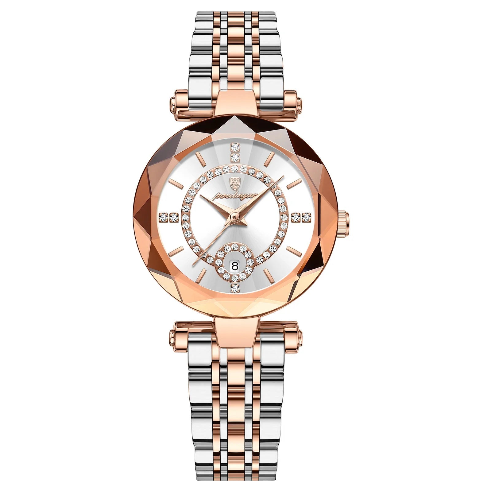 Gold Diamond Dial Watch
